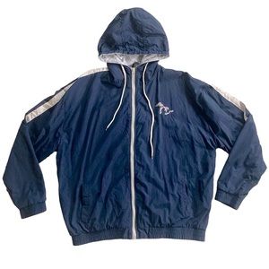 🗺️ Vintage Momentum Outfitters MI Great Lakes windbreaker Men’s sz XXL